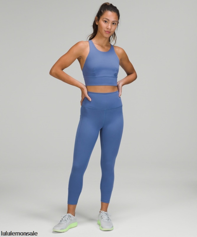 Lululemon Damen DELULU057 | Wunder Train Hoch Sitzende Strumpfhose Mit Taschen 25 Wassertropfen